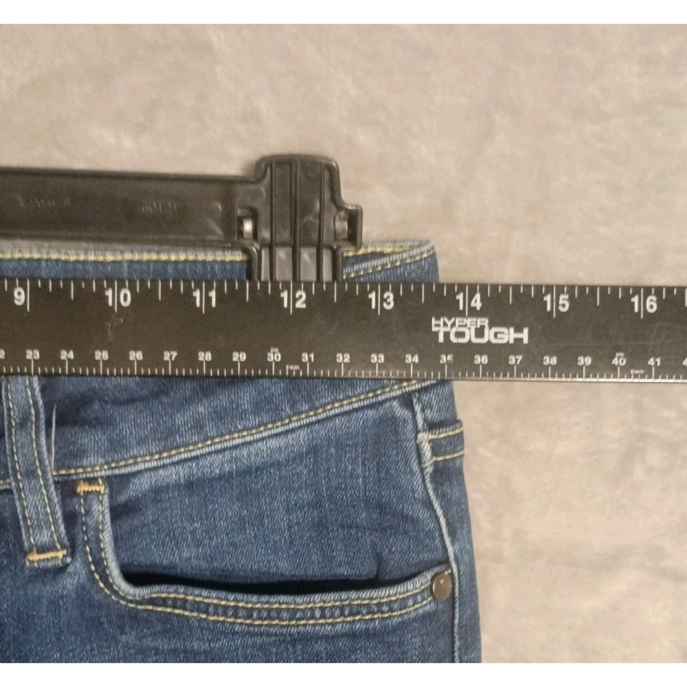 Pilcro and the Letterpress Stet Cropped/Capri Jeans Women's 27 Dark Wash Blue - Picture 3 of 9